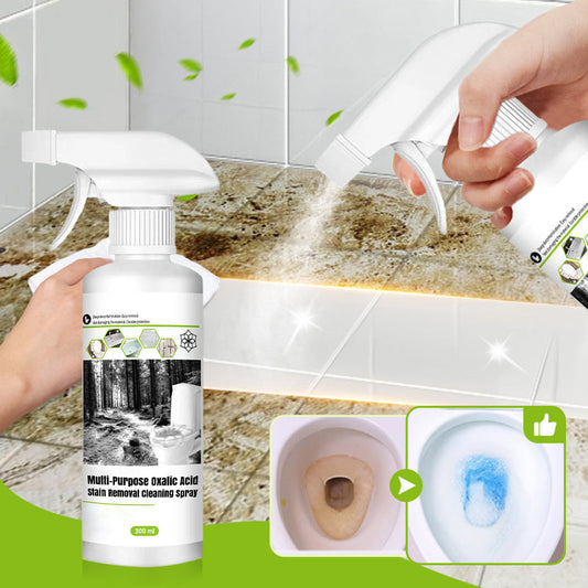 🥰💥Mehrzweck-Oxalsäure-Fleckenentferner-Spray🎁Heute kaufen, Langhaarbürste geschenkt!