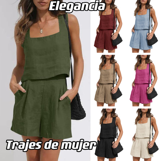 Traje casual de dos piezas para mujer - Compre 2 envío gratis