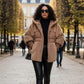 Damen Oversized Pufferjacke mit Kapuze im Patchwork-Design🔥Kostenloser Versand