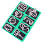 🧠Metall Puzzle Ring achtteilig blaue Version Denksportaufgaben🔗