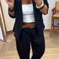 👔 60% RABATT! 💼 Damen Business-Anzug – Blazer mit Kragen & Hose, Bügelfrei & Klassischer Look 👖