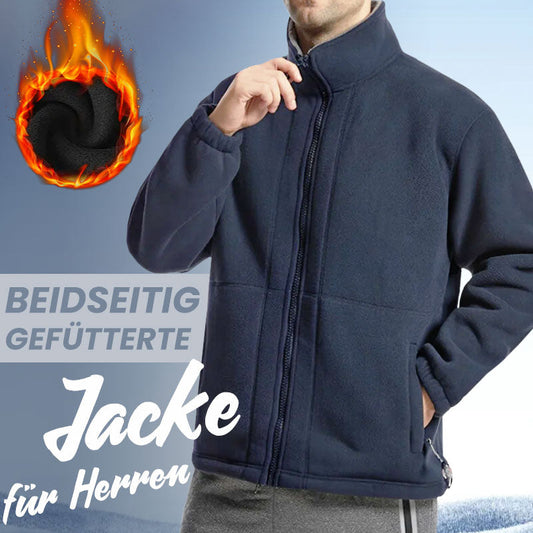 🧥🍂 Bestseller – Herren-Fleecejacke mit Wendefunktion – ideal für kalte Tage