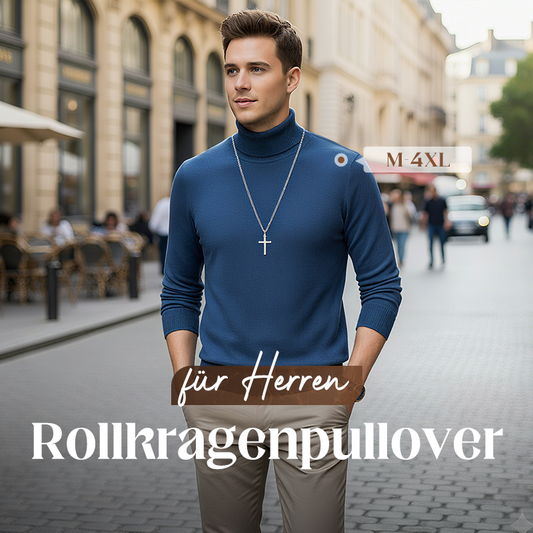 ✨ Premium Kaschmirpulli Herren Einfarbig - Weiches Wohlfühlgarn mit Moderner Passform für Business & Freizeit 👔🎯