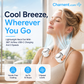 ❄️💞Über 50.000 verkauft!🍃💨 Nacken-Klimaanlage mit Ventilator – ultraleise, 360° drehbar, 3 Geschwindigkeitsstufen. Freihändige Kühlung, lange Akkulaufzeit. 😎🌬️