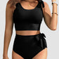 ✨Hot Sale 50% Off 🎀Double Tie High Waist Tummy Control Bikini Set💖