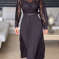 💞Damenkleid aus Spitze mit Hohlfalten🔥Kauf 2 Artikel versandkostenfrei🔥
