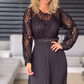 💞Damenkleid aus Spitze mit Hohlfalten🔥Kauf 2 Artikel versandkostenfrei🔥