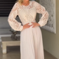 💞Damenkleid aus Spitze mit Hohlfalten🔥Kauf 2 Artikel versandkostenfrei🔥