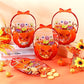 🔥🍬🎃 Transparente, versiegelte Kürbisbeutel für Halloween-Geschenke🎁