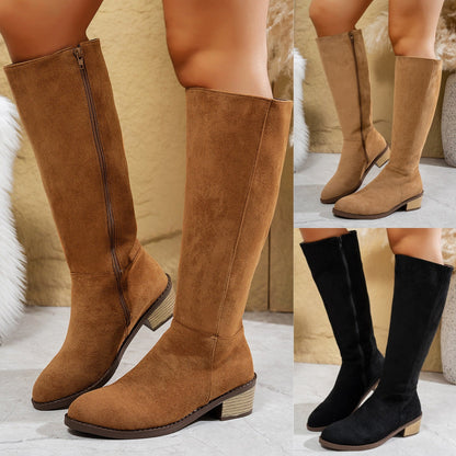 Modische kniehohe Stiefel für Damen