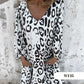 🌞Frühlingserwachen: 50% Rabatt!Schickes Kleid mit Safari-Leopardenmuster