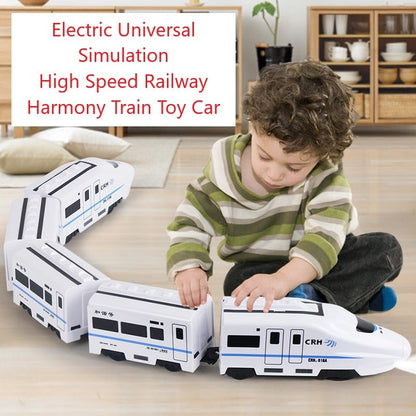 💥Hot Sale💥Elektrische Universal-Simulation Hochgeschwindigkeits-Eisenbahn Harmony Train Toy