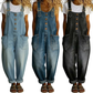 👖🔥 50% RABATT 💥 Damen Baggy Denim Latzhose mit Taschen – lässig, bequem & absolut im Trend