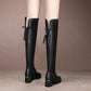 🔥Damen-Stretch-Lederstiefel
