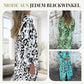 🌞Frühlingserwachen: 50% Rabatt!Schickes Kleid mit Safari-Leopardenmuster