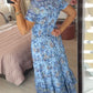 🌷Neuheiten im Frühjahr 2026 🌷Kleid mit Blumendruck und V-Ausschnitt