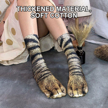 🐶🐾3D calcetines con estampado de patas de animales🐾