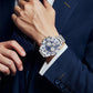 🎅Weihnachtsgeschenk🎁TINAIBIN Zwölf Sternzeichen & Sternenhimmel Diamant Automatikuhr Skelett Herrenuhr