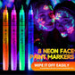 🎨 KAUFE 3, ERHALTE 1 GRATIS ! ✨ UV-Leuchtende Gesichts- und Körperfarben-Marker-Set – Sicher, Einfach zu Entfernen & Hautfreundlich 🎭