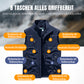 ⏰Zeitlich begrenzter Verkauf – 49 % RABATT🔥🧥 Herren Oversized Ärmellose Westenjacke mit Taschen