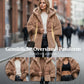 Damen Oversized Pufferjacke mit Kapuze im Patchwork-Design🔥Kostenloser Versand