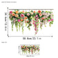 🌼 50% RABATT! 🖼️ Bunter Blumenstrauß-Fensteraufkleber – LETZTER TAG – Selbstklebend, Rückstandslos entfernbar & Sonnenschutz 🌸