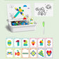 Magnetische Puzzlebox für Kinder mit Spiel- und Malbrett