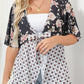 📢📢Großer Ausverkauf läuft!⏰🌸Damen-Kimonos mit Blumenmuster, Rüschenärmeln und Bindegürtel – luftige Boho-Cardigans im lockeren Schnitt
