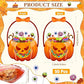 🔥🍬🎃 Transparente, versiegelte Kürbisbeutel für Halloween-Geschenke🎁