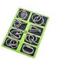 🧠Metall Puzzle Ring achtteilig blaue Version Denksportaufgaben🔗