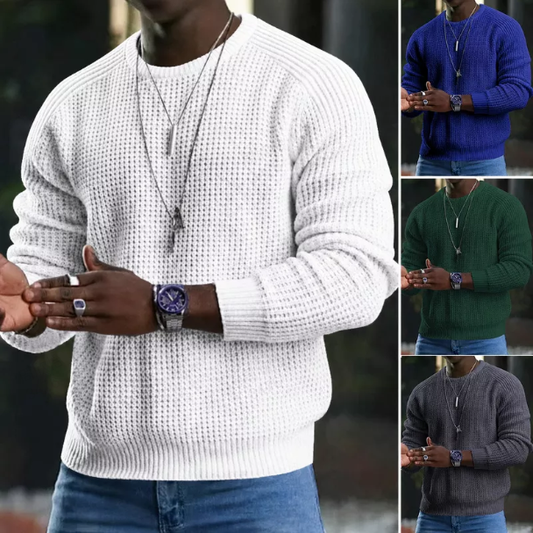 💎🌟 Top-bewertet – Herrenpullover mit Rundhals – klassisch und stylisch