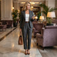 👔 60% RABATT! 💼 Damen Business-Anzug – Blazer mit Kragen & Hose, Bügelfrei & Klassischer Look 👖