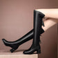 🔥Damen-Stretch-Lederstiefel