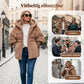 Damen Oversized Pufferjacke mit Kapuze im Patchwork-Design🔥Kostenloser Versand