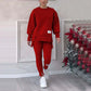 🔥Kauf 2 Artikel versandkostenfrei🧘‍♀️ Lässiges Sweatshirt-Leggings-Set – Ultraweiches Jersey, Moderne Passform & Perfekt für Alltag, Sport oder Entspannung 🏃‍♀️📦