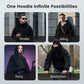 🎁 Heiße Aktion: 57 % Rabatt 🔥 Ninja Zip-Up Hoodie für Herren & Damen – Rundumschutz