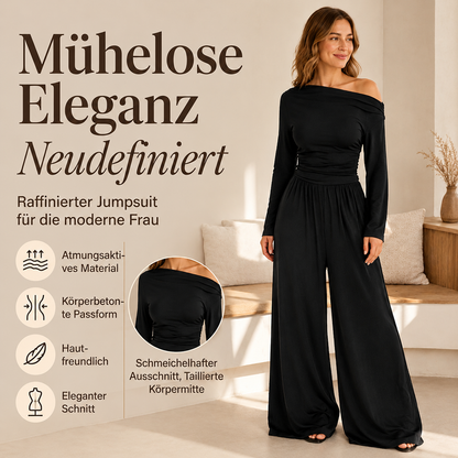 📢🎉50%Rabatt!!!🛍️✨Damen-Schulterfreier Weitbein-Jumpsuit