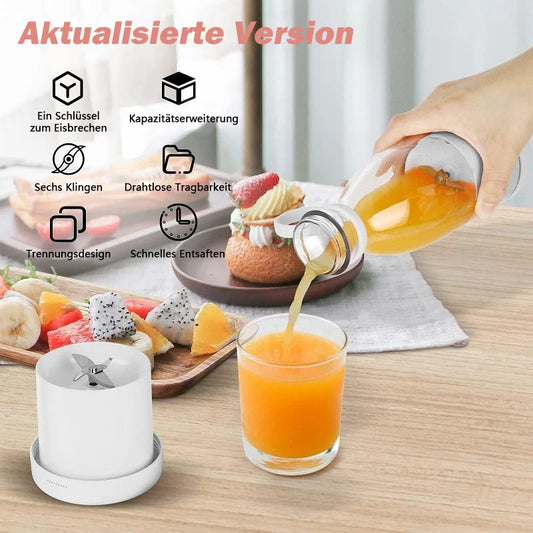 🔈🔈 60% Rabatt🎄Bestseller Tragbarer Entsafter | Frischer Saft überall und jederzeit