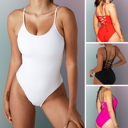 🔥Summer Caliente Venta🔥Traje de baño de una pieza triangular de color sólido