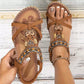 💎 61% RABATT! 💎 2026 Bohemian-Sandalen für Frauen – Atmungsaktiv, Rutschfest & Barfuß-Komfort für den ganzen Tag 🌈👣