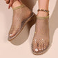 Ultrabequeme, glänzende Gem-Mesh-Flats
