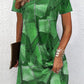 👗Damenkleid mit buntem Patchwork-Muster für den Alltag