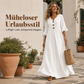 🔥Must-have👗Maxikleid für Damen mit V-Ausschnitt und Rüschenärmeln