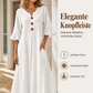 🔥Must-have👗Maxikleid für Damen mit V-Ausschnitt und Rüschenärmeln