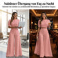 Elegantes Set: Crop-Top mit Puffärmeln & Hose mit weitem Bein