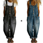 👖🔥 50% RABATT 💥 Damen Baggy Denim Latzhose mit Taschen – lässig, bequem & absolut im Trend