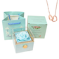 [Ideales Geschenk] Ewige Rosenbox - Mit gravierter Halskette & künstlicher Rose