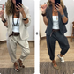 👔 60% RABATT! 💼 Damen Business-Anzug – Blazer mit Kragen & Hose, Bügelfrei & Klassischer Look 👖
