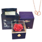 [Ideales Geschenk] Ewige Rosenbox - Mit gravierter Halskette & künstlicher Rose