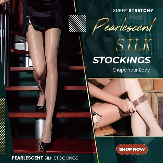 🧦✨ 4er-Set Plus Size Perlglanz-Seidenstrümpfe – Glänzender Tragekomfort mit dehnbarem Rundum-Sitz ✨🌿 Atmungsaktiv & langlebig für jeden Anlass – elegante Passform made in Germany.